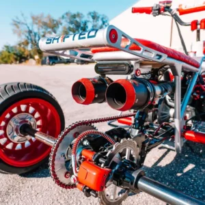 Alternative view of THE RED MINI QUAD